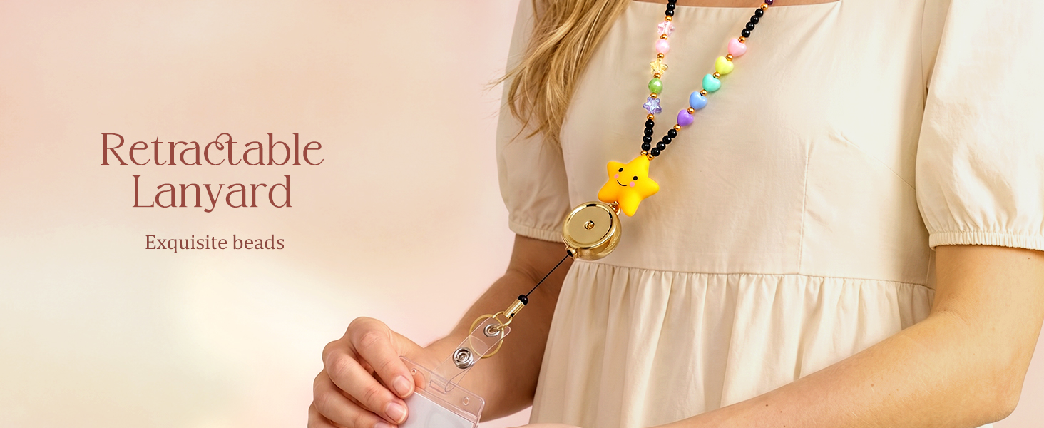 Toykee Teacher Lanyard for ID Badges Women