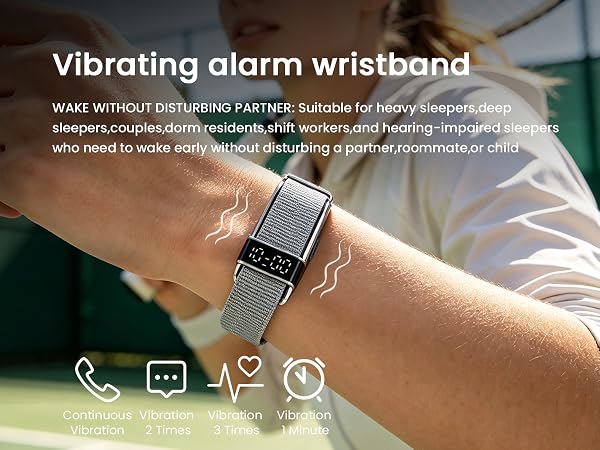 Vibrating Alarm Wristband