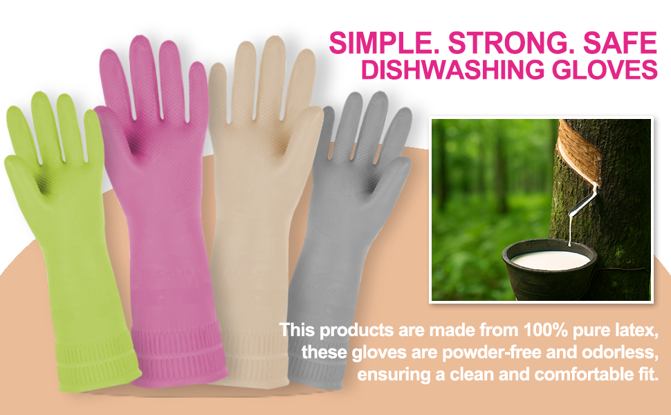 kitchen gloves, dishwashing tools, household cleaning gloves