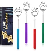 HOFASON 4 Pack Back Scratcher Extendable, Christmas Birthday Gifts for Mom Dad Wife Husband, Stoc...