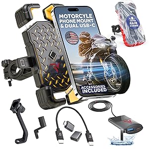 Charging Motorcycle Cell Phone Mount Bike Accessories Bike Phone Holder Harley Davidson Accessories