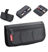 King Ma Small DSLR Camera Battery Bag Pouch Holder Case Camera Battery Waist Bag Suitable for AA ...
