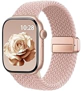 Braided Stretchy Band Compatible with Apple Watch Bands 38mm 40mm 41mm 42mm 44mm 45mm 46mm 49mm W...