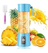 Portable Personal Size Mini Blender - 2026 Upgraded Cordless Blender for Smoothies & Shakes, Type...