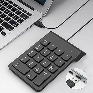 Number pad for laptop