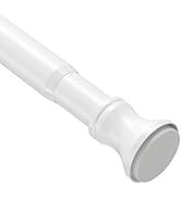 Amazer Spring Tension Shower Curtain Rod, 54-90 Inches Rust-Resistance Tension Curtain Rod Bathro...
