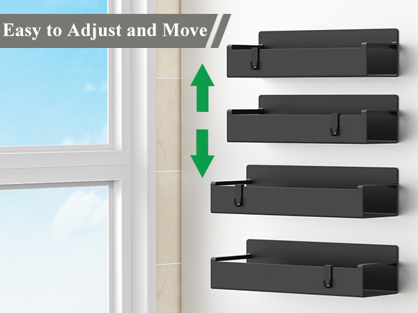 Magnetic spice rack for refrigerator