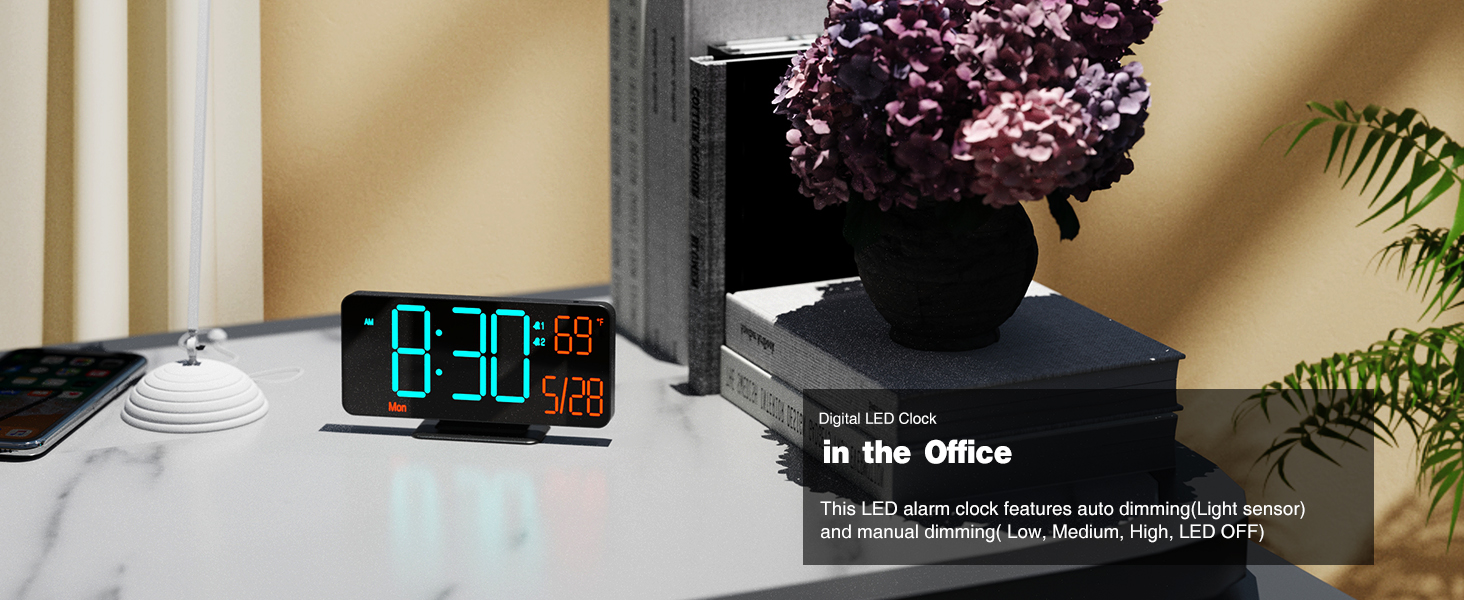 led clock
