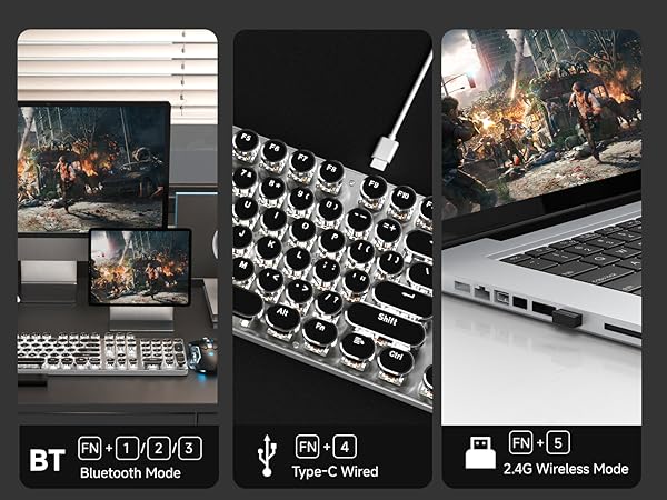 black keyboard