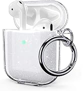 ULAK Compatible with Airpods Case Cover Clear, Designed Protective Cover Soft TPU Transparent Sho...