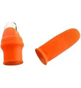 Fruit and Vegetable Picking Potted Garden Silicone Thumb Cutter Set, Separator Finger Plant Fruit...