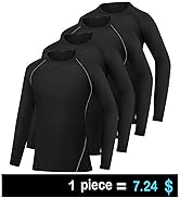 HOPLYNN 4 Pack Youth Boy’s Compression Pants Leggings Tights Athletic Base Layer Under Pants Gear...