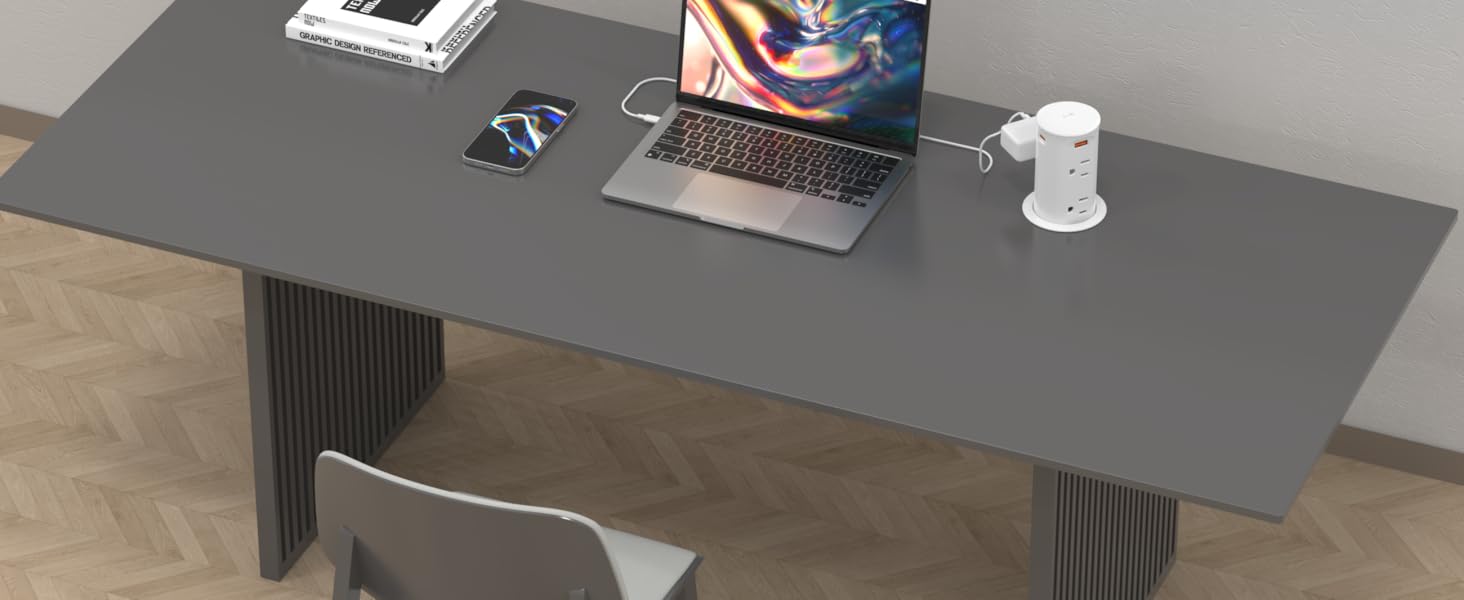 Pop up Outlet for Countertop with USB C