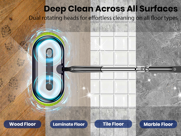 powerful dual motor electric mop floor cleaner for hardwood tile laminate marble floor cleaning