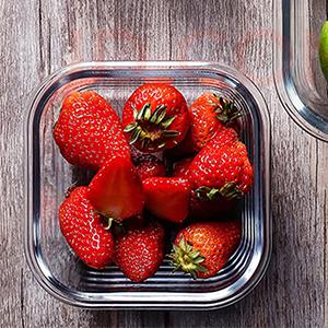 small square glass food containers 2 cups square 16 oz glass food container with lids
