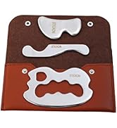 STICKON Gua Sha Massage Tool 3 in 1 Stainless Steel Gua Sha Scraping Massage Tools IASTM Tools Gr...
