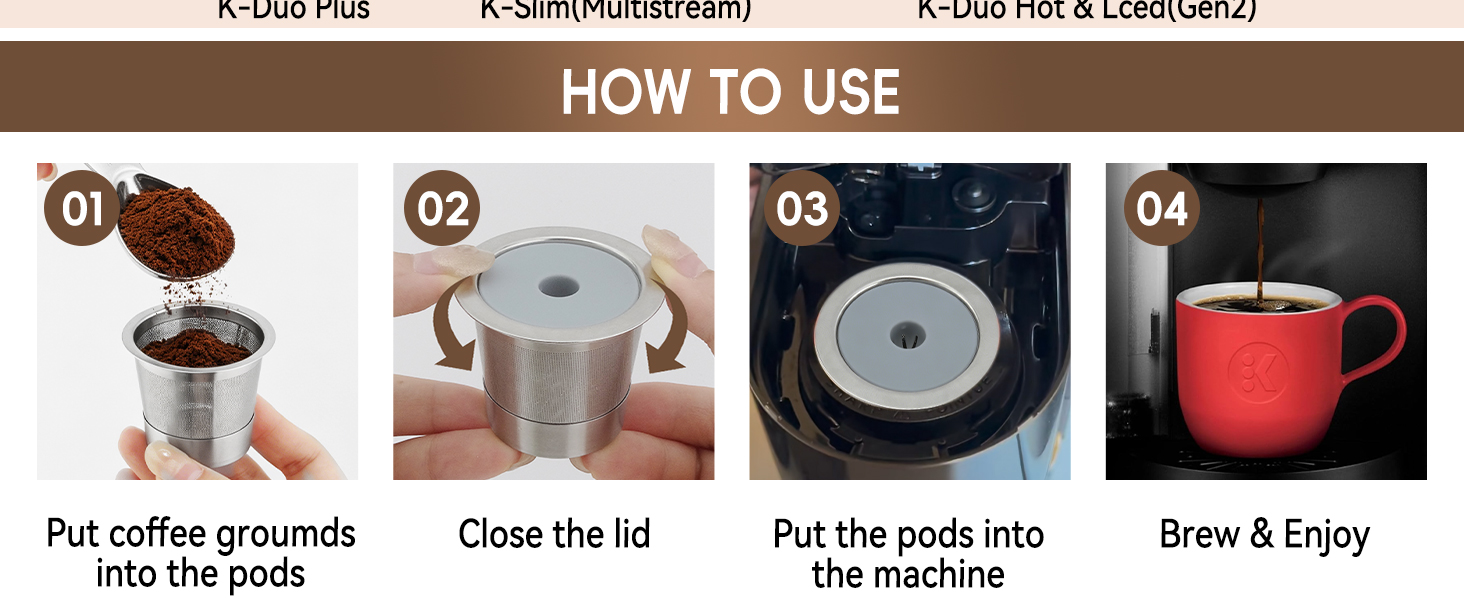 k cup reusable coffee pods