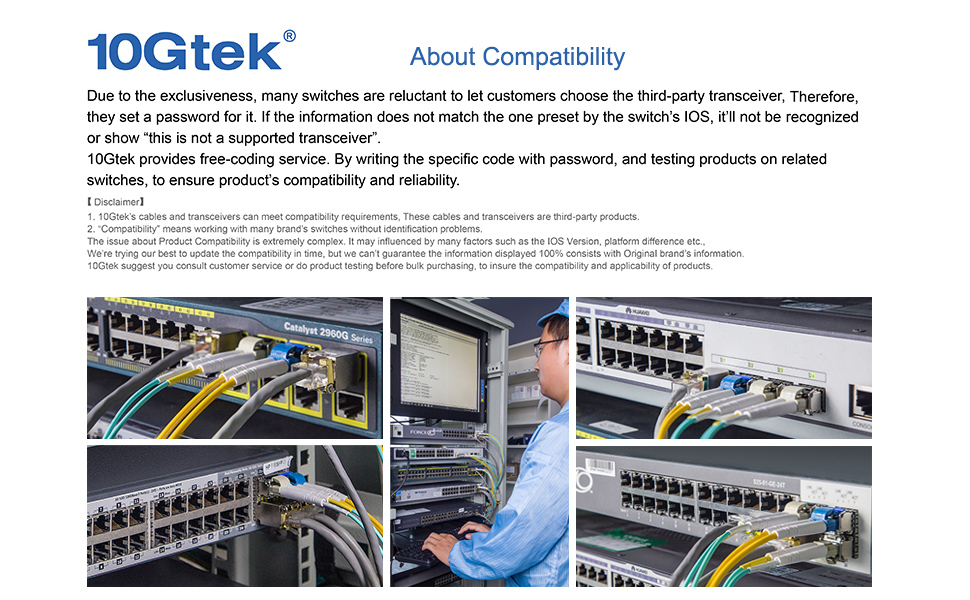 10Gtek 10GBase SFP+ Transceiver