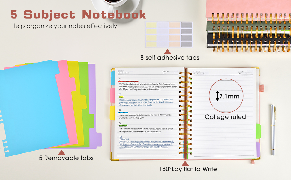 spiral notebook