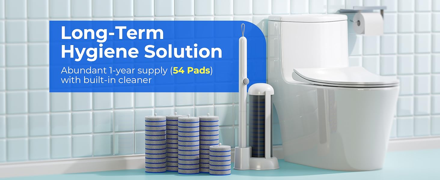 Disposable Toilet Cleaning System for Home