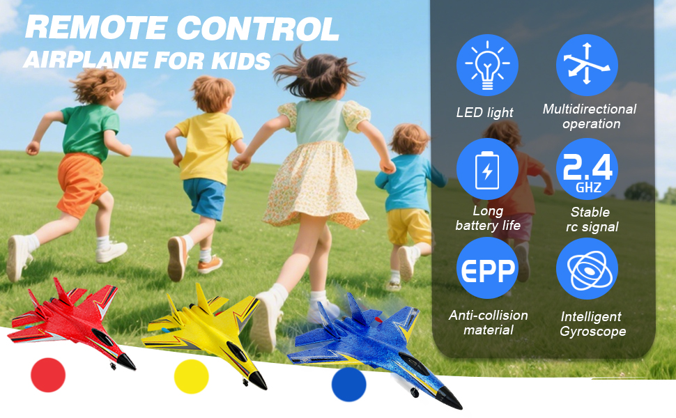 outdoor remote control airplane for kids and adult
