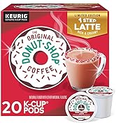 The Original Donut Shop One-Step Red Velvet Latte, Keurig Single Serve K-Cup Pods, 20 Count