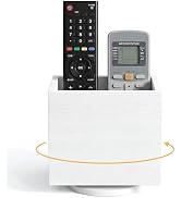 First-zgel 360° Rotating Remote Control Holder, Wooden TV Controller Holder, Remote Holder for Ta...