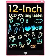 12-Inch LCD Writing Tablet for Kids Doodle Board, Electronic Sketch Drawing Tablet Drawing Pad Ac...