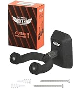 Stage Rocker Guitar Wall Hanger, Guitar Wall Mount, Guitar Hanger Wall Hook Holder Stand with Bla...