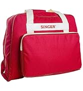 SINGER | Machine Carrying Case, Brick Color, Spacious Case Fits Most Standard Sewing Machines and...