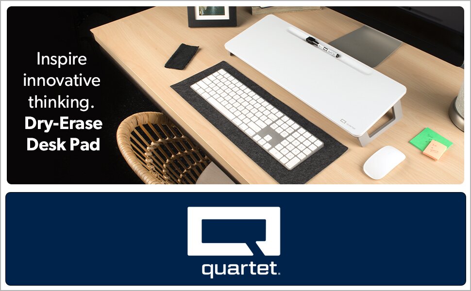 Inspire innovative thinking. Dry-Erase Desk Pad