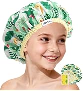 Years calm Kids Shower Cap, Waterproof Reversible Double-Layer Bath Cap | Double Layers & Soft El...
