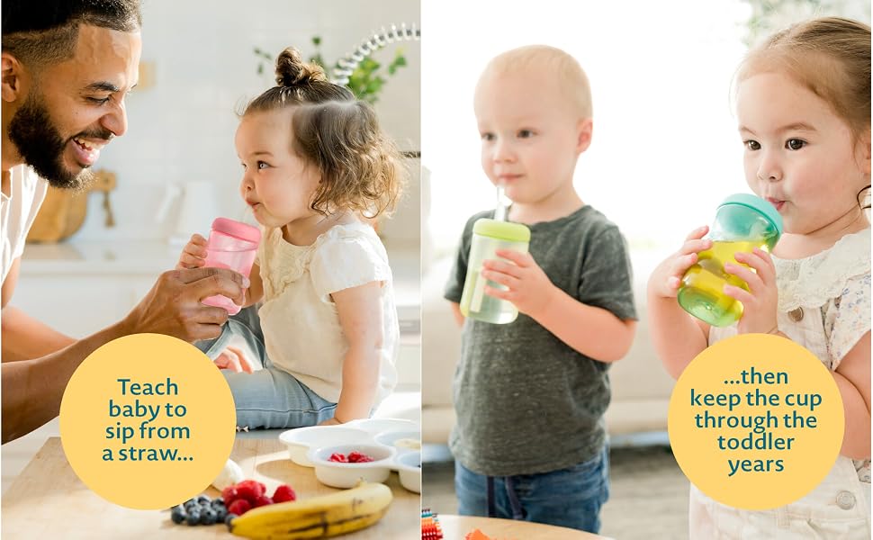 silicone straw cup straw trainer cup toddler sippy cups toddler cups with straws kids cups with lids