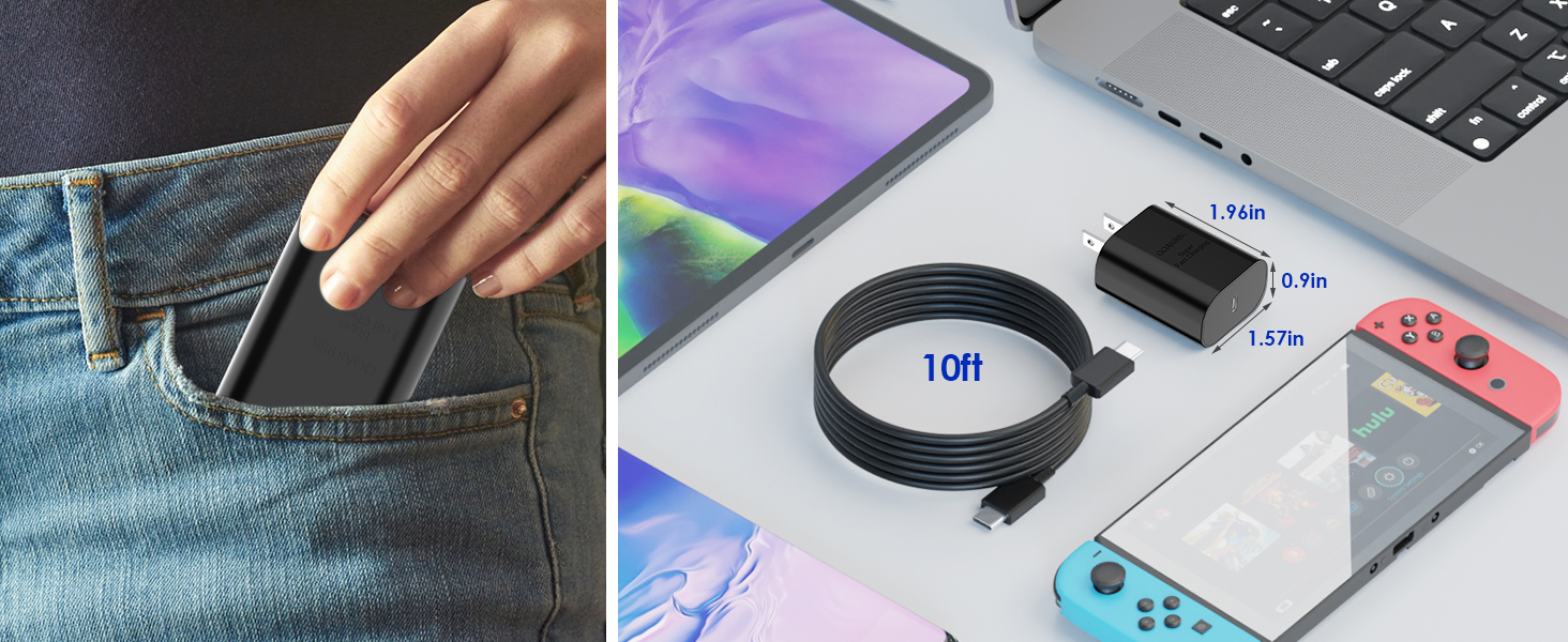 2 pack super charge brick &charging cable