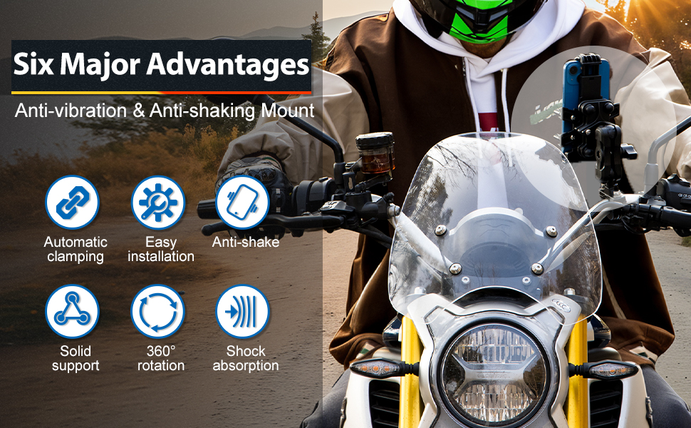 Motorcycle Phone Mount 1