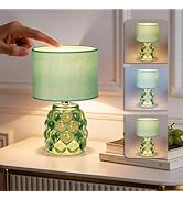 MJ PREMIER Rechargeable Cordless Lamp Dimmable Touch Control 3 Color Changing LED Light Small Bat...