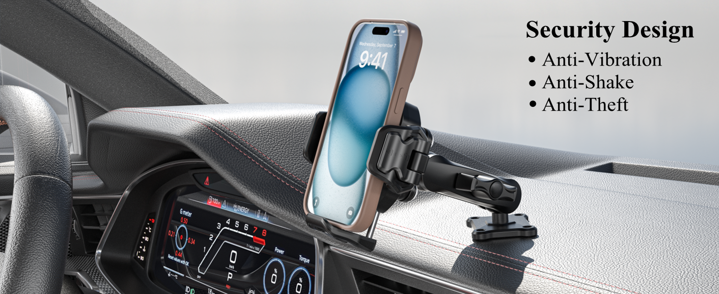 Phone mount holder for car boat truck and more