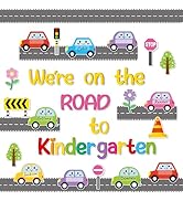 BeYumi Car Bulletin Board Set - 97Pcs Back to School Kindergarten Car Bulletin Board Set We’re on...