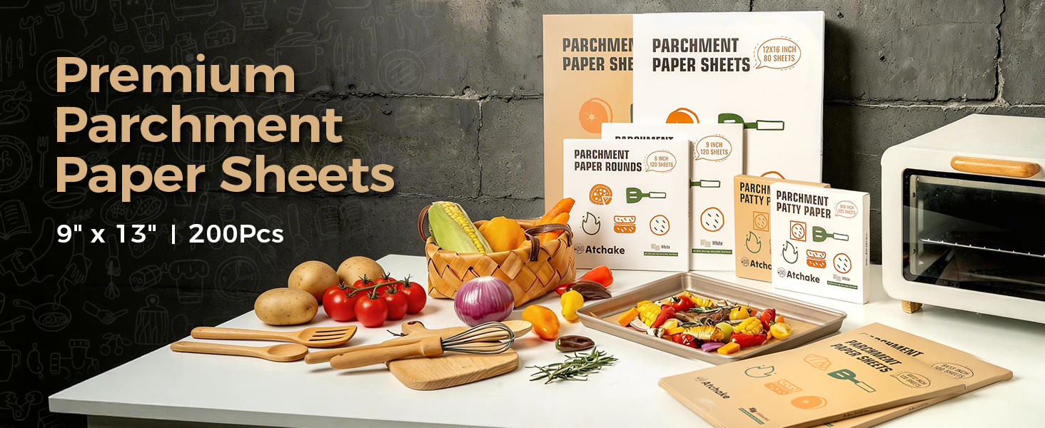 parchment paper sheets 9x13