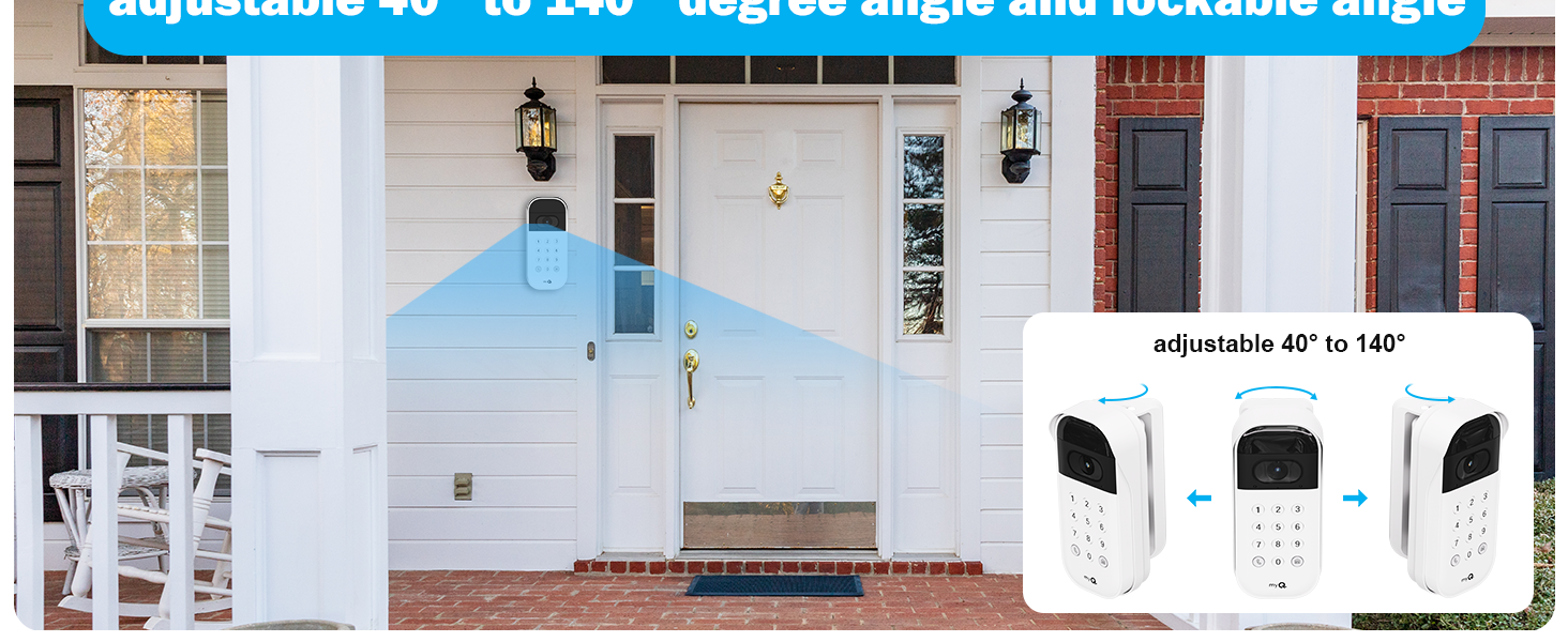 smart garage video keypad