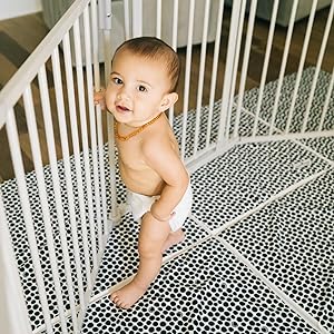 Baby at gate