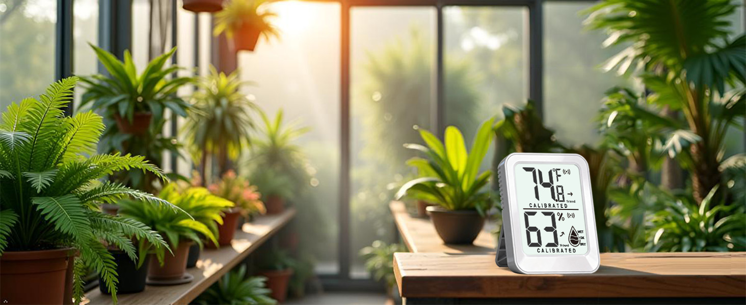 hygrometer indoor humidity for green house
