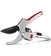 Ratchet Pruning Shears for Gardening Heavy Duty - Increases Cutting Power 3x - Perfect Ratchet Pr...