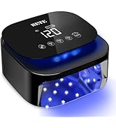 BETE 60W Cordless UV LED Nail Lamp - Rechargeable Gel Polish Dryer with Auto Sensor, 30 Beads & 4...
