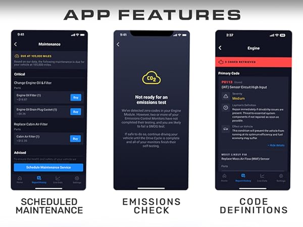 black obd2 scanner diagnostic tool scanner for car bluetooth obd2 scanner check engine code reader