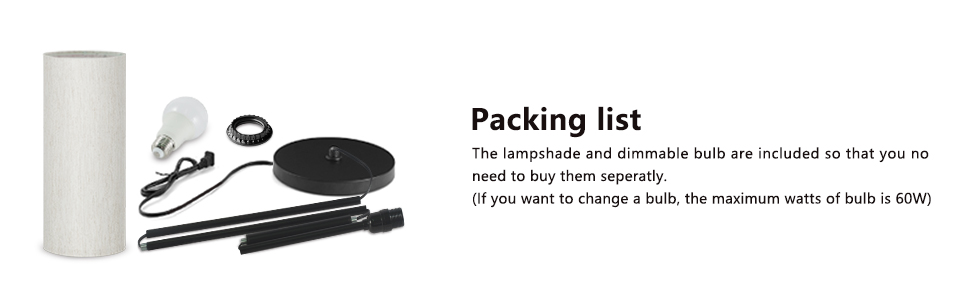 Packing List