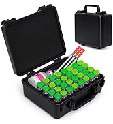YOUSHARES 3ml Peptide Case for Fridge 32-Slots, Peptide Storage Case for Bac Water & GLP-1, with ...