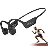 HIFI WALKER Bone Conduction Headphones with MIC Open Ear Sport Headphones | 12H Playtime with 17m...