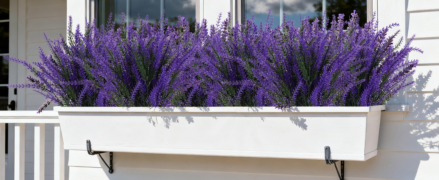 Outdoor Artificial Flowers Fake Bushes Artificial Shrubs Outdoor UV Resistant