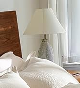 PHF 100% Cotton Muslin Duvet Cover Queen Size, 3-Layer Guaze Ultra Soft Breathable Textured Linen...